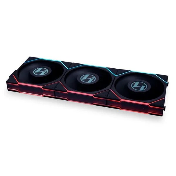 KIT 3 VENTILOS LIAN LI UNI FAN LCD NOIR