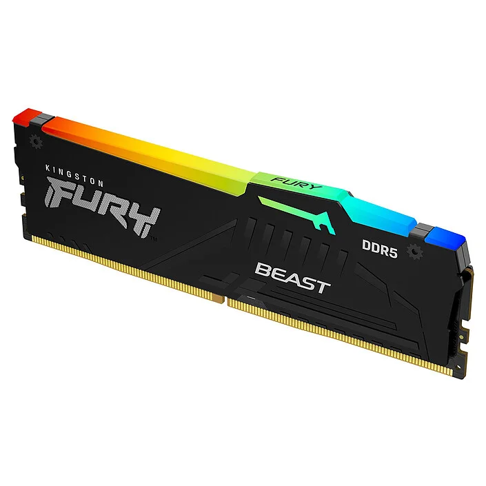 RAM KINGSTON FURY BEAST RGB 16G DDR5 6000MHz (1/2)
