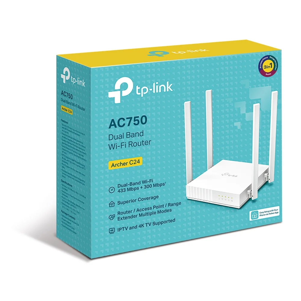 ROUTEUR TP LINK ARCHER C24 BLANC