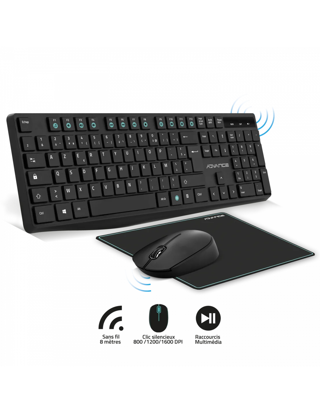 PACK 3 en 1 SANS FIL ADVANCE CLS-7100RF