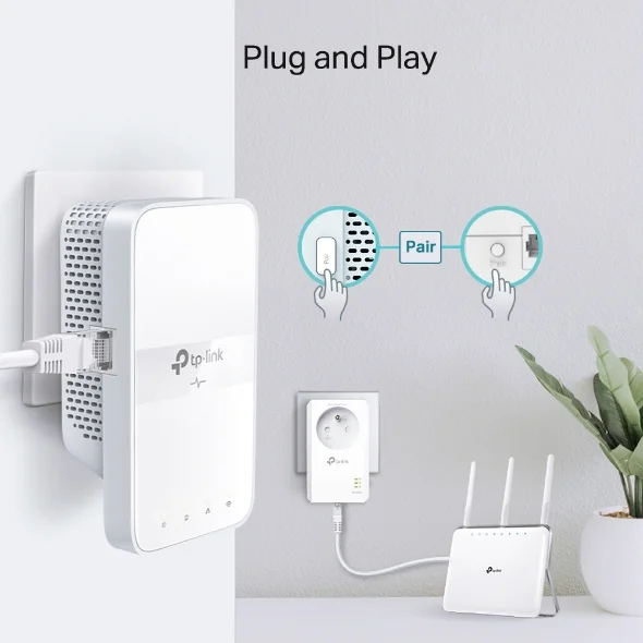 CPL TPLINK WPA7617 KIT WIFI 1200Mbit/s (4/7)