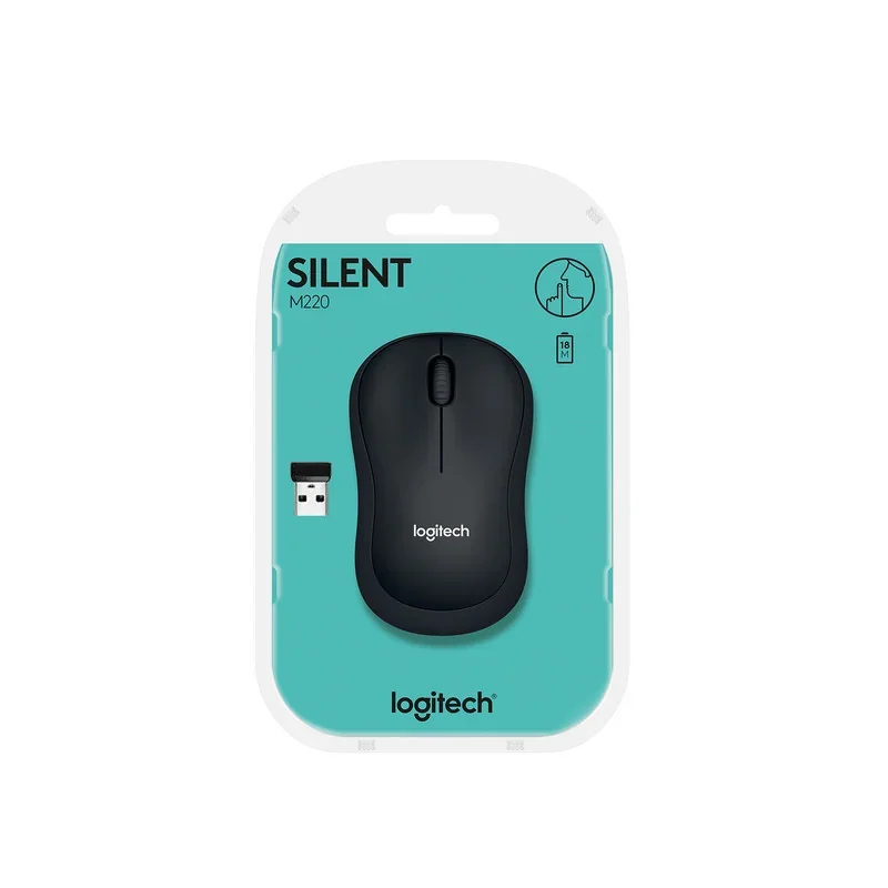 SOURIS LOGITECH M220 SSFIL NOIR (1/7)