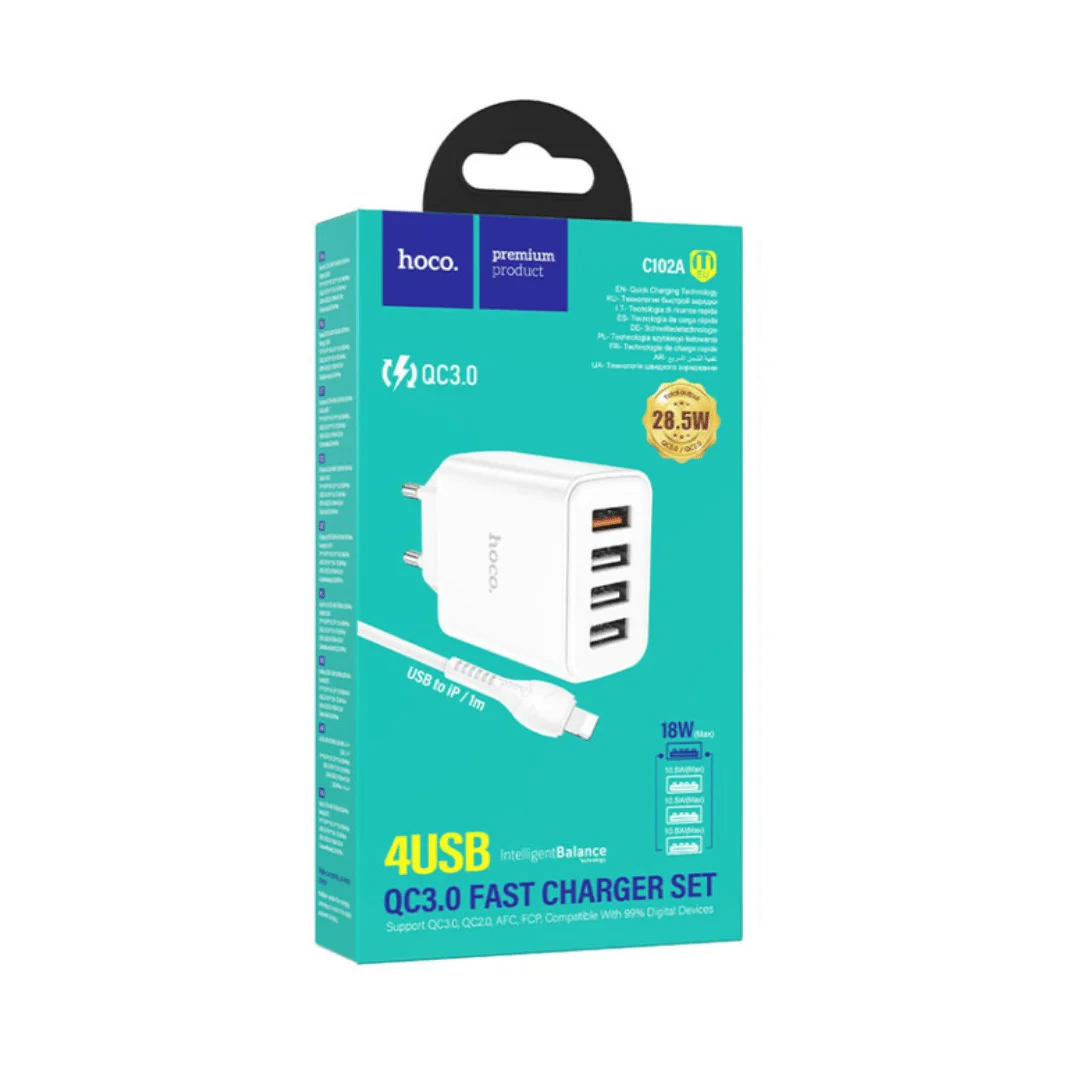 CHARGEUR C102A FUERZA 4PORTS