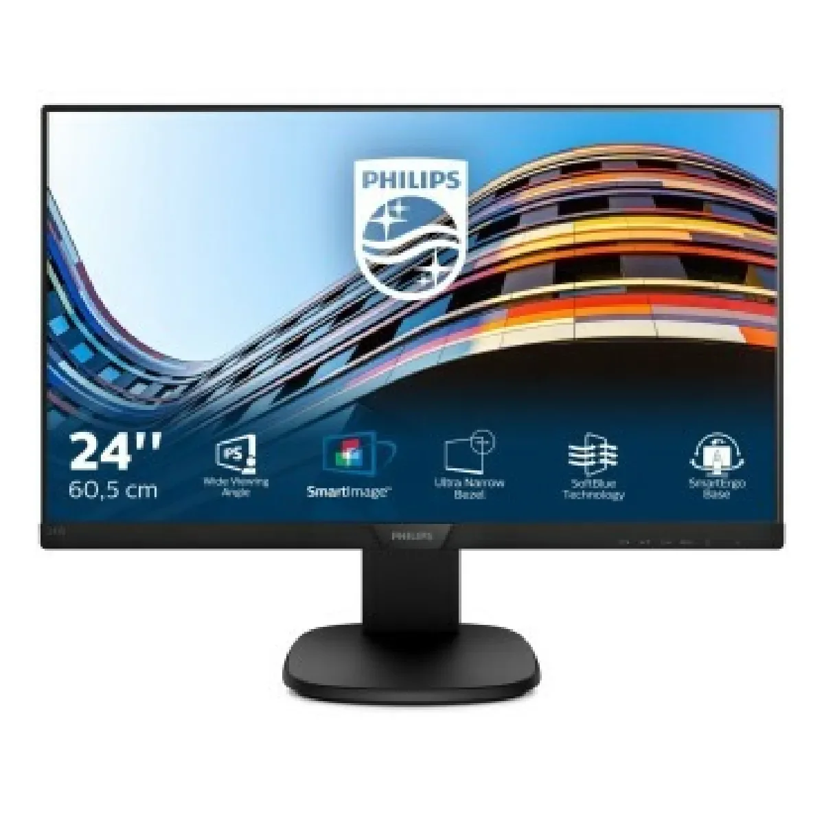 ECRAN PHILIPS FHD 24 PIVOT HAUTEUR HDMI DP VGA