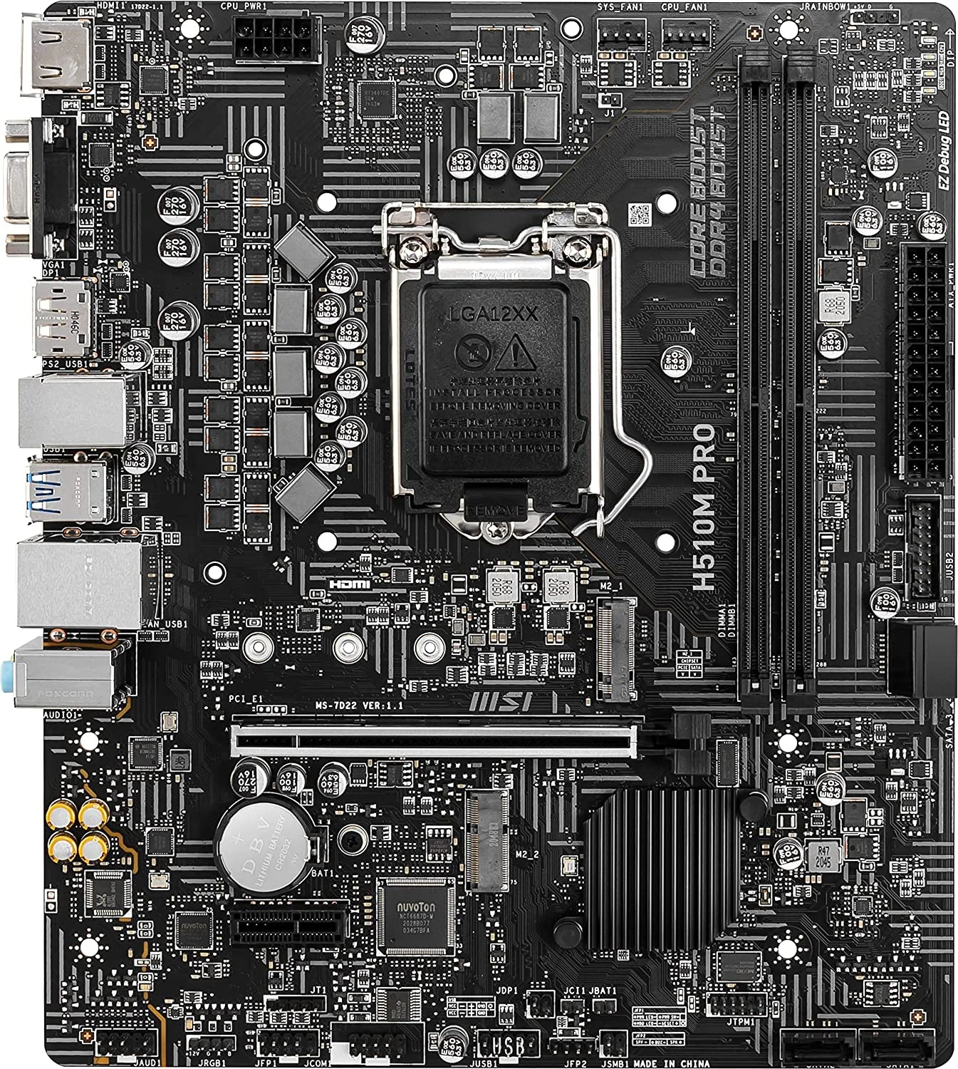 CM MSI H510M-A PRO (2/2)