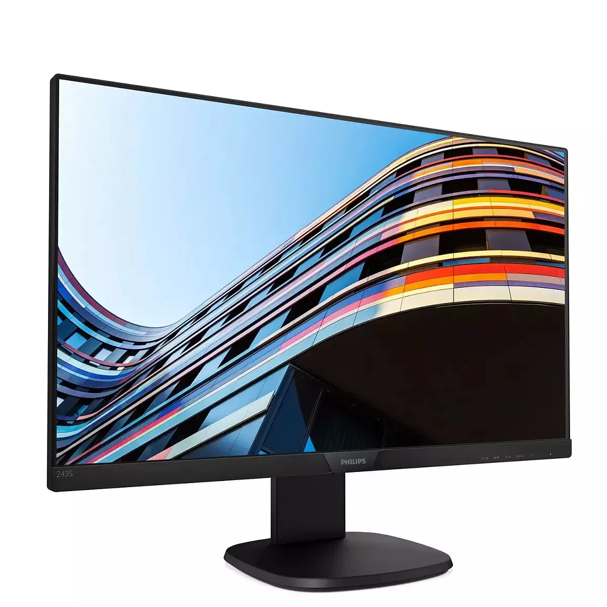 ECRAN PHILIPS FHD 24 PIVOT HAUTEUR HDMI DP VGA (3/4)