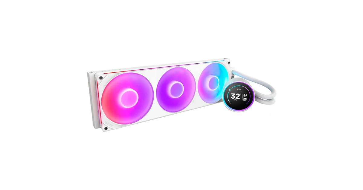 WATER NZXT KRAKEN ELITE 420 RGB V2 BLANC (1/6)