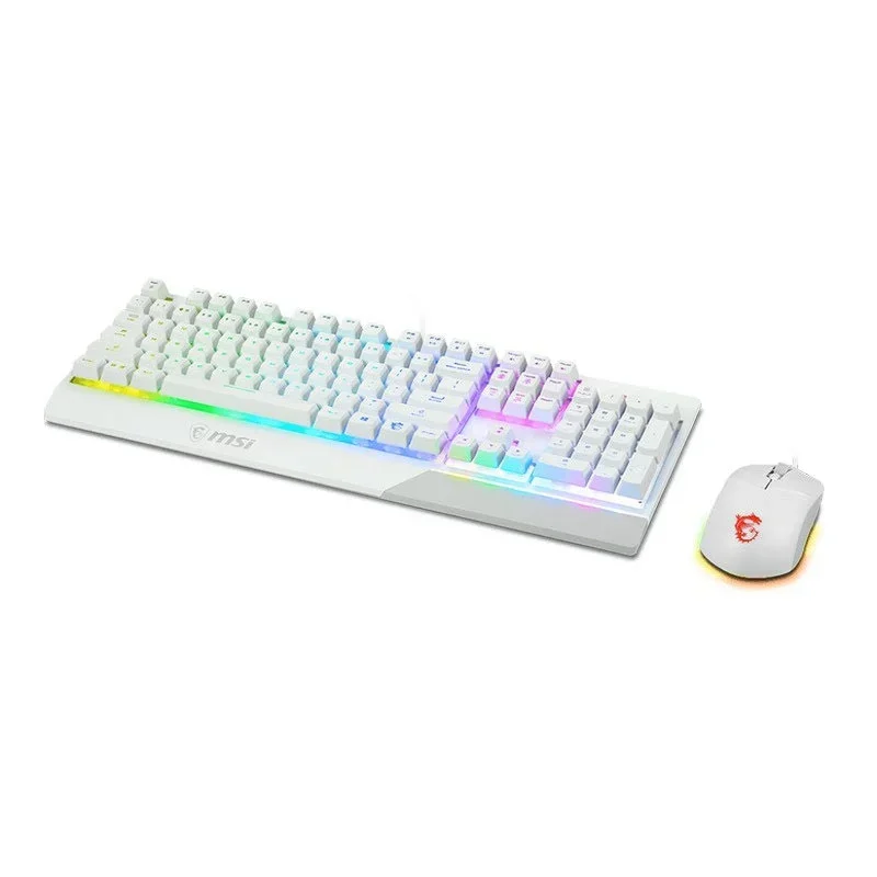 CLAVIER SOURIS MSI GK30 WHITE (3/4)