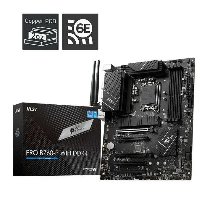 CM MSI PRO B760-P DDR4 WIFI (2/7)