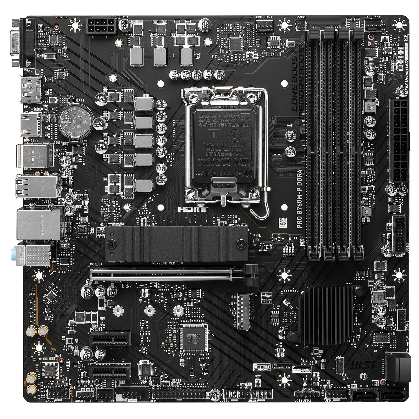 CM MSI PRO B760M-P DDR4 (4/5)
