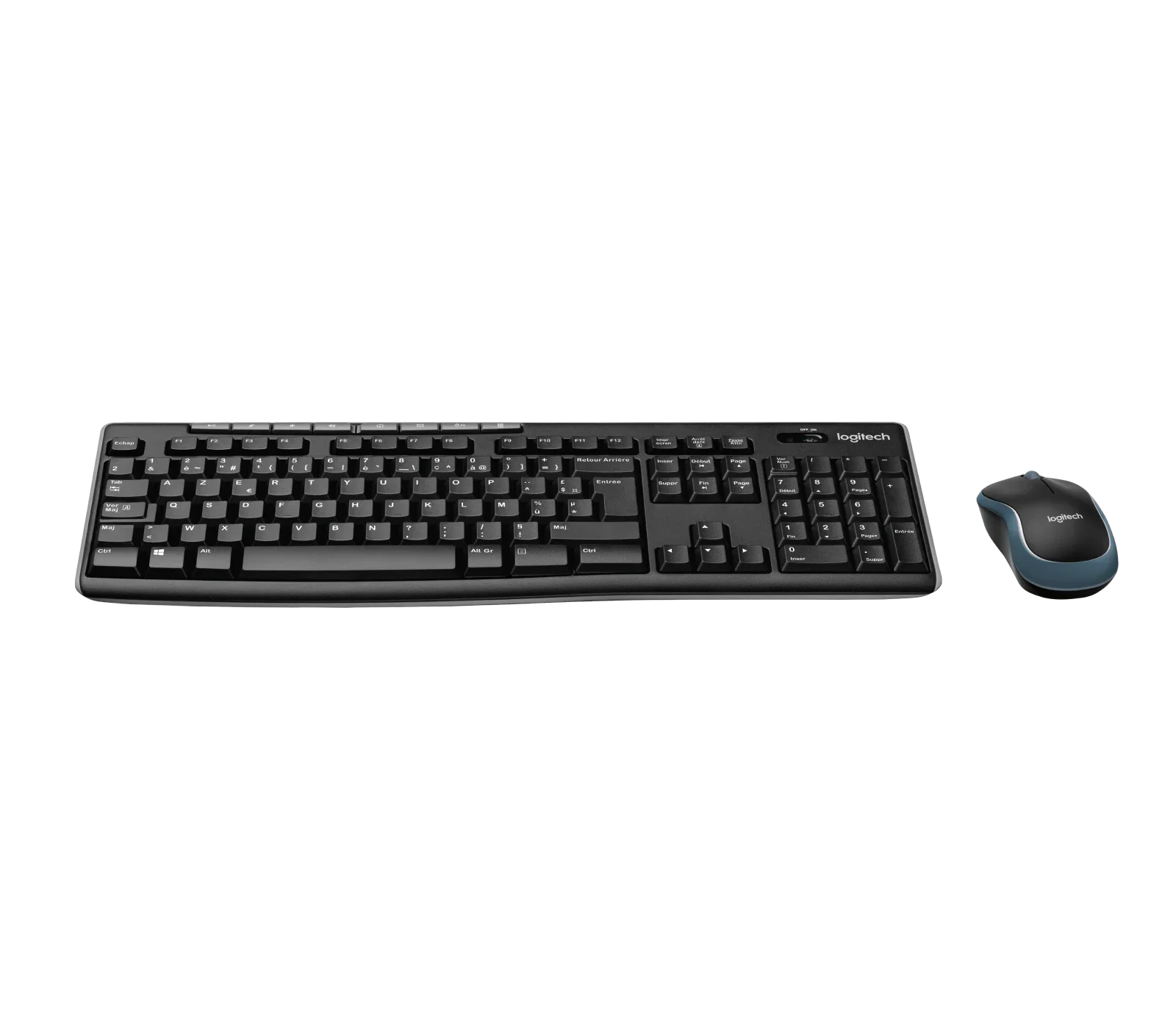 CLAVIER SOURIS LOGITECH MK270 (3/4)