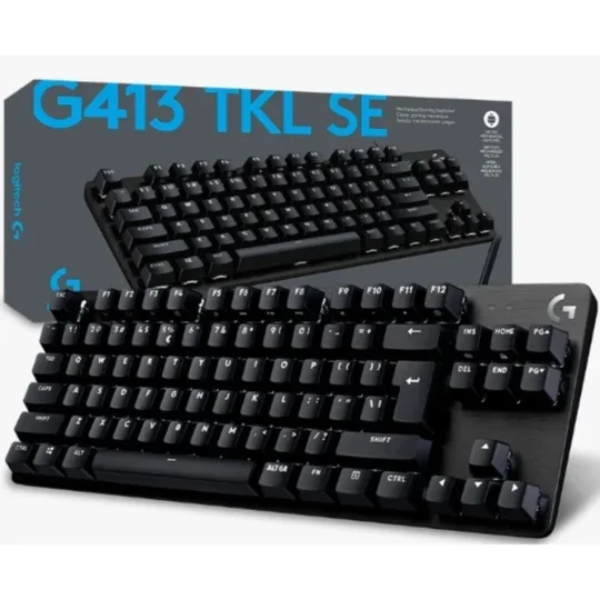 CLAVIER LOGITECH G413 TKL SE NOIR FILAIRE (1/5)