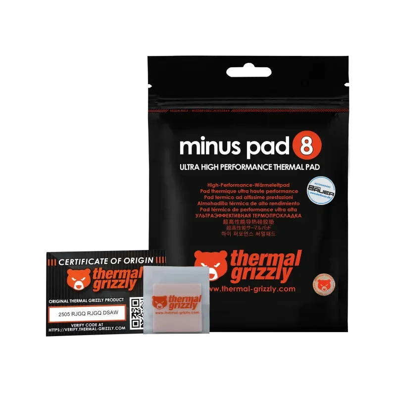 PAD THERMI THERMAL GRIZZLY MINUS 30*30*2 ROSE