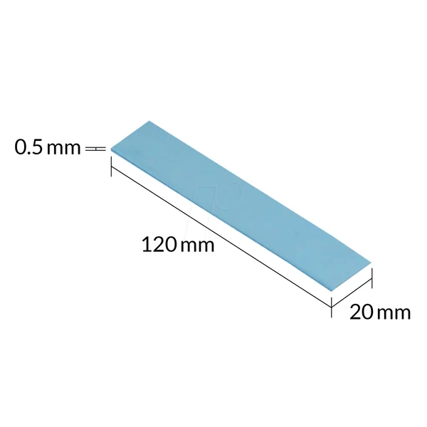 PAD THERMIQUE ARCTIC TP-3 120*20*1mm (3/3)