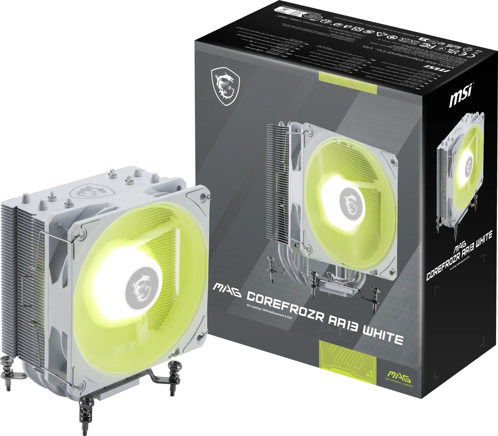 VENTIRAD MSI MAG COREFROZR AA13 BLANC (1/2)