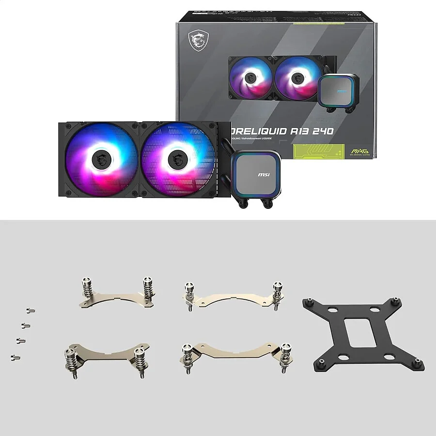 WATER AIO MSI A13 240 NOIR (4/4)