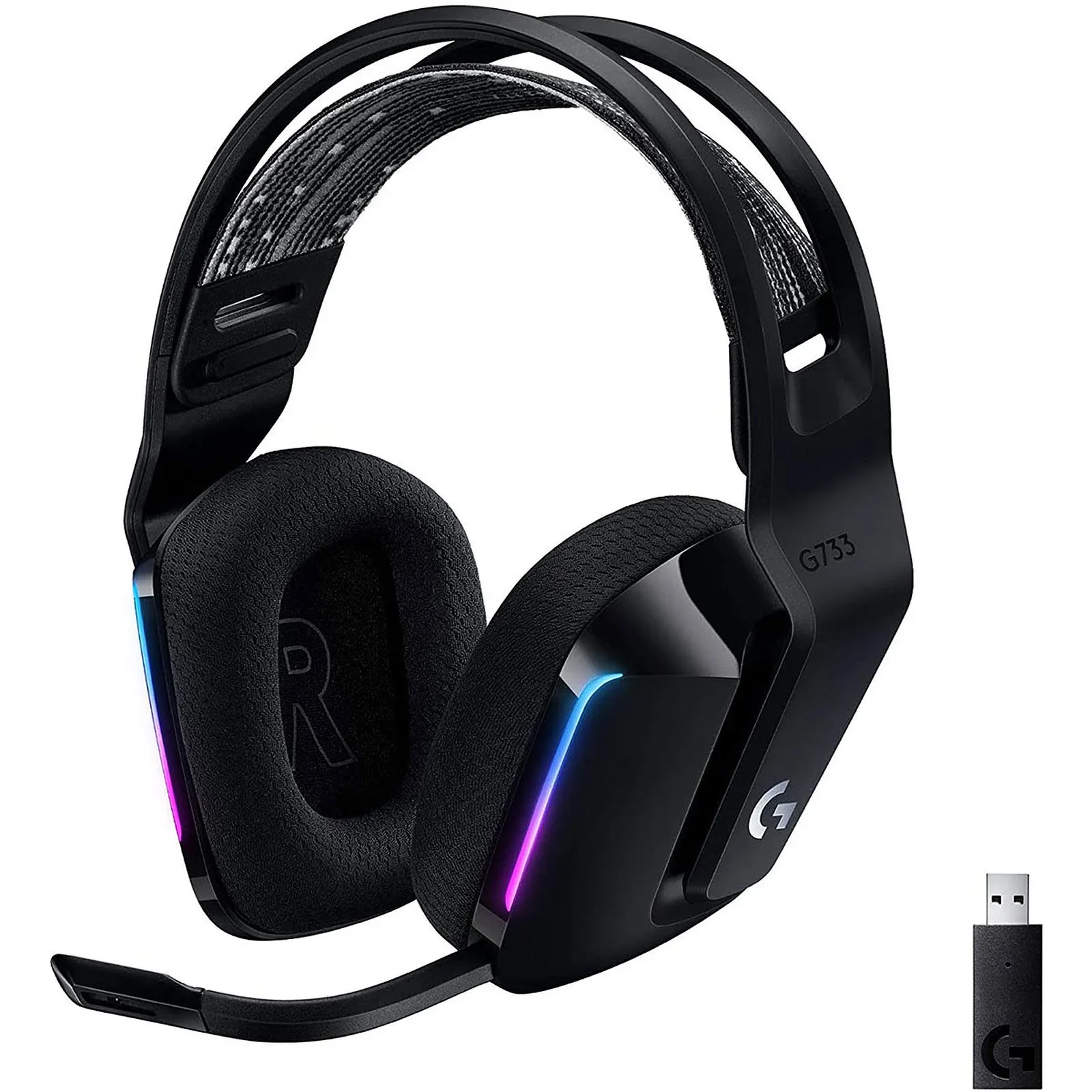 CASQUE LOGITECH G733 SSFIL NOIR (2/5)