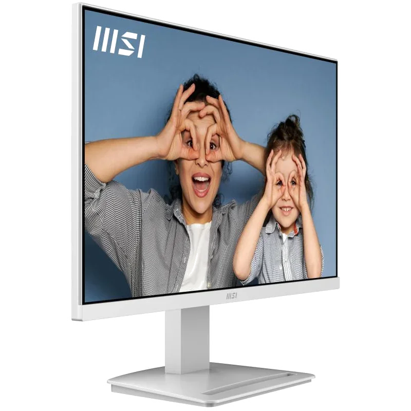 ECRAN MSI 24" PRO MP2412W FHD 100Hz HDMI DP BLANC (2/5)