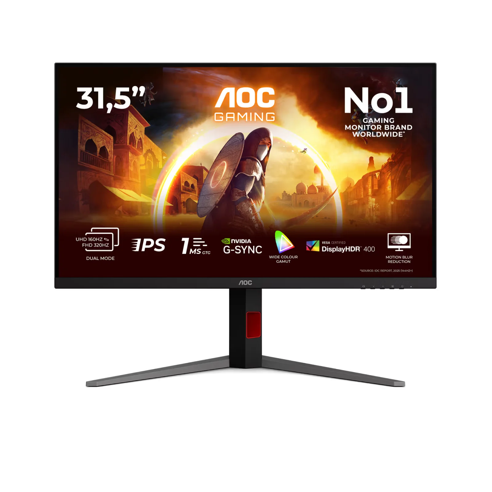ECRAN AOC 32 U32G4U 4K 160Hz PIVOT (1/8)