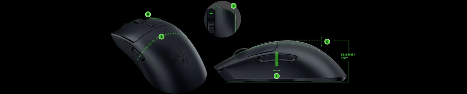 SOURIS RAZER VIPER V3 NOIR (5/6)