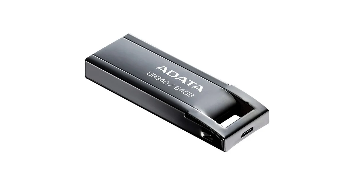 CLE USB 64Go ADATA UR340 NOIR (3/4)