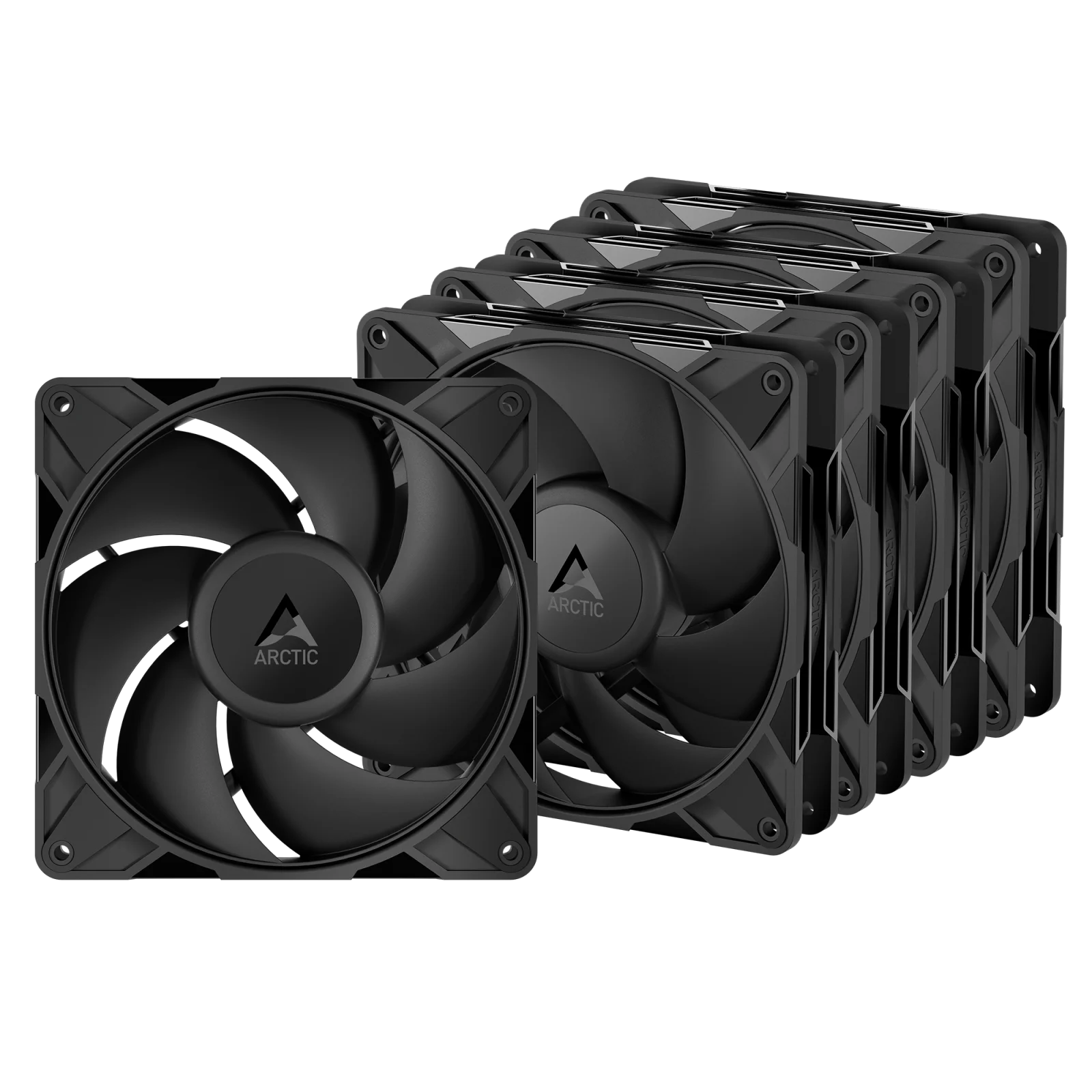 KIT 5 VENTILATEURS ARCTIC PRO P14 PST NOIR (1/5)