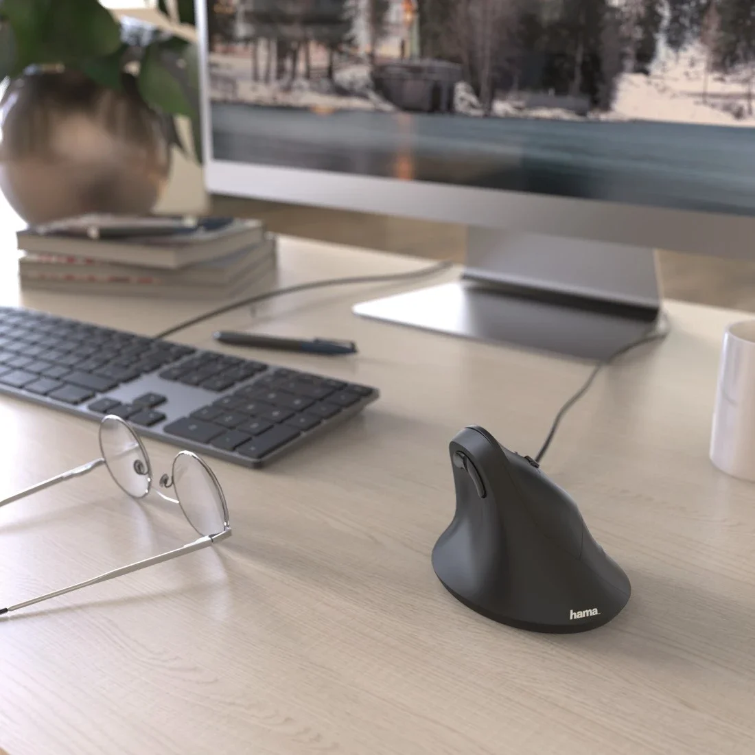 SOURIS ERGO FILAIRE HAMA VERTICAL (4/4)
