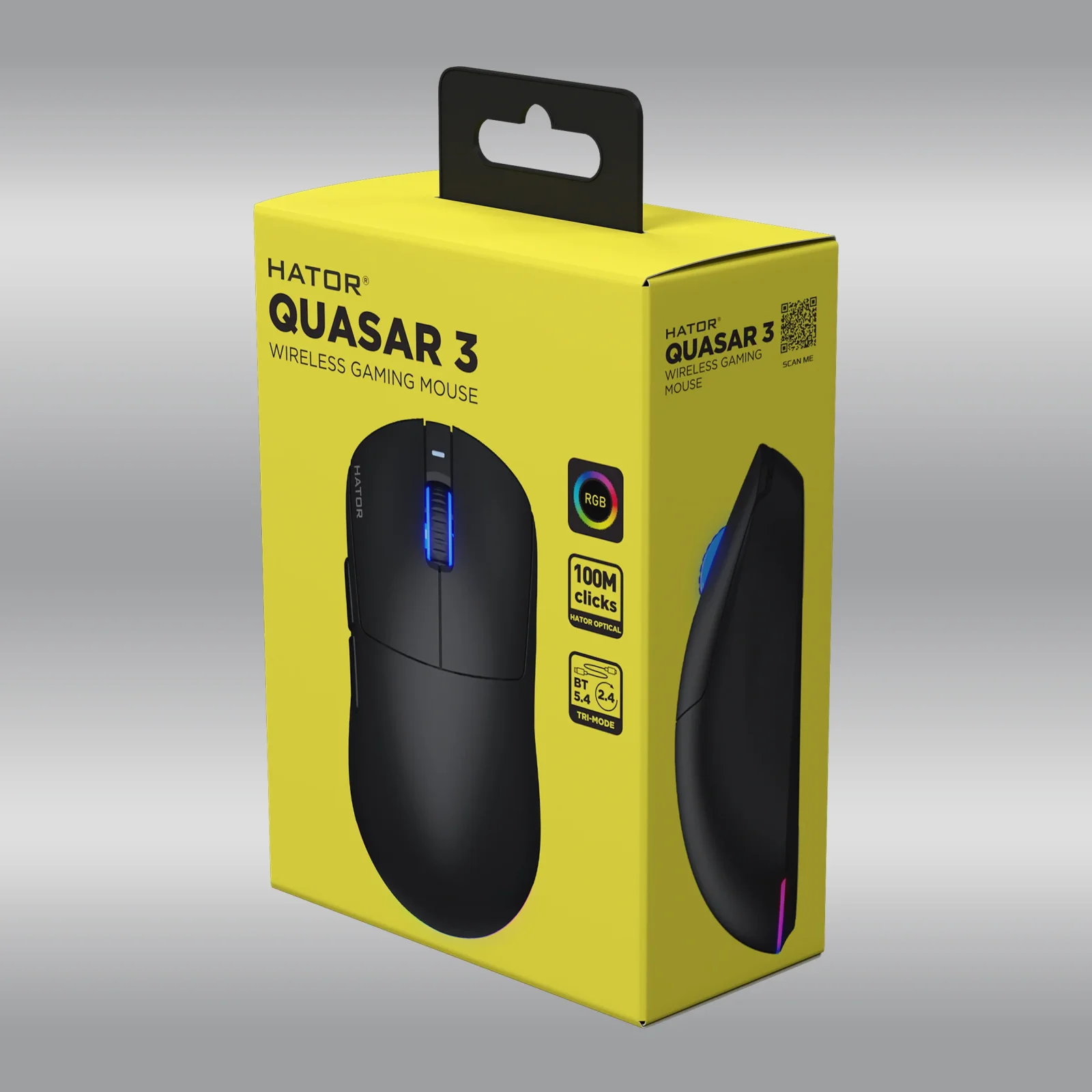 SOURIS SS FIL HATOR QUASAR 3 NOIR